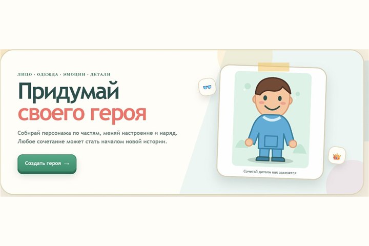 Игровой экран «Конструктор персонажа»
